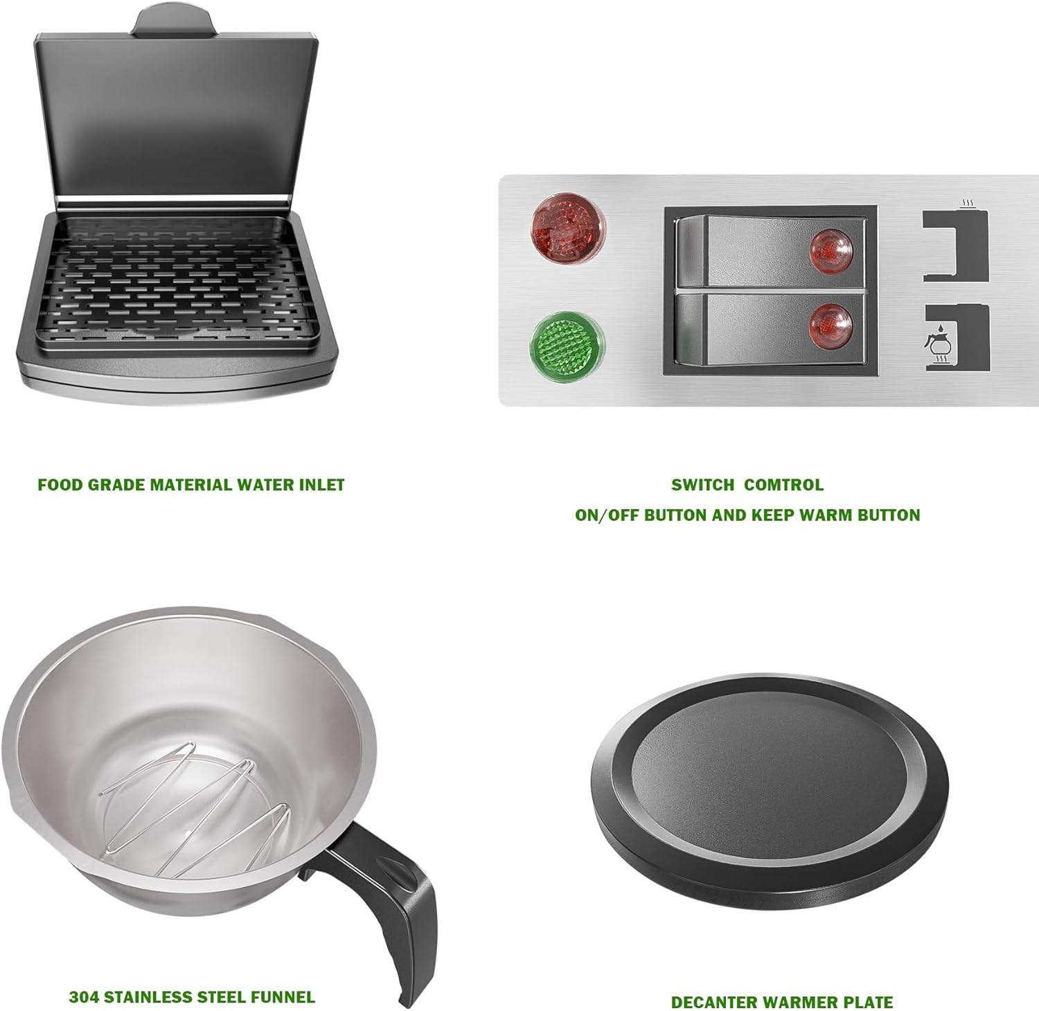 Thumbnail 5 de NUPANT 1.8L Commercial Coffee Maker