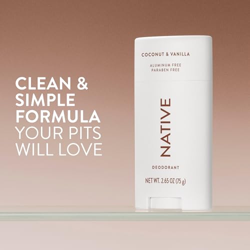 Detalle de Native Coconut & Vanilla Deodorant — Aluminum-Free, 72-Hour Odor Control (2.65oz)