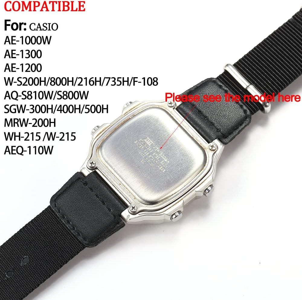 Detalle de Resin Armband kompatibel mit Casio 18 mm