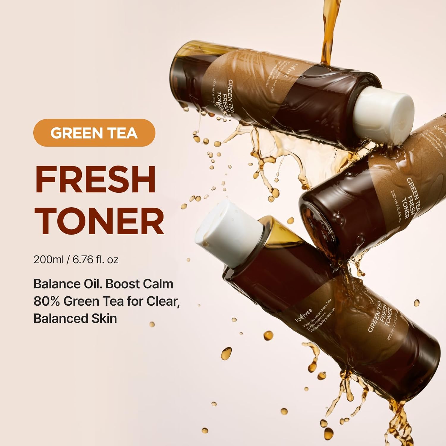 Thumbnail 1 de ISNTREE Green Tea Fresh Toner mit Hyaluronsäure (200 ml) – beruhigender Feuchtigkeits-Toner für sensible Haut