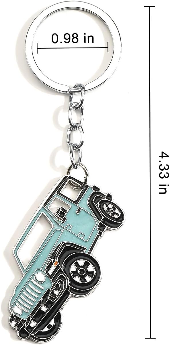 Thumbnail 1 de Gallkeat Mini Car Model Keychain: Blue Metal Charm for Everyday Style