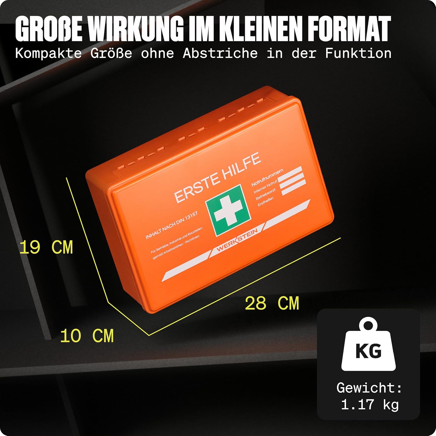 Thumbnail 5 de WERKSTEIN Erste Hilfe Verbandskasten DIN 13157