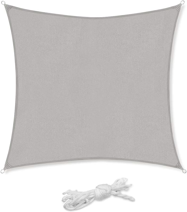 Thumbnail 6 de Sekey Vela Ombreggiante Impermeabile 2x3m senza cucitura, PES 160g/m², Anelli Inox, Effetto Lotus, Taupe
