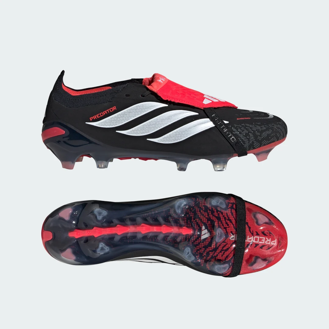 Detalle de PREDATOR ELITE: Bota de fútbol con lengüeta plegable para césped natural seco de Adidas
