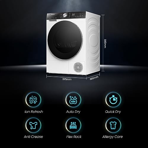 Detalle de Hisense 5 Series DH5S102BW 10kg Heat Pump Tumble Dryer: Is It Worth It?
