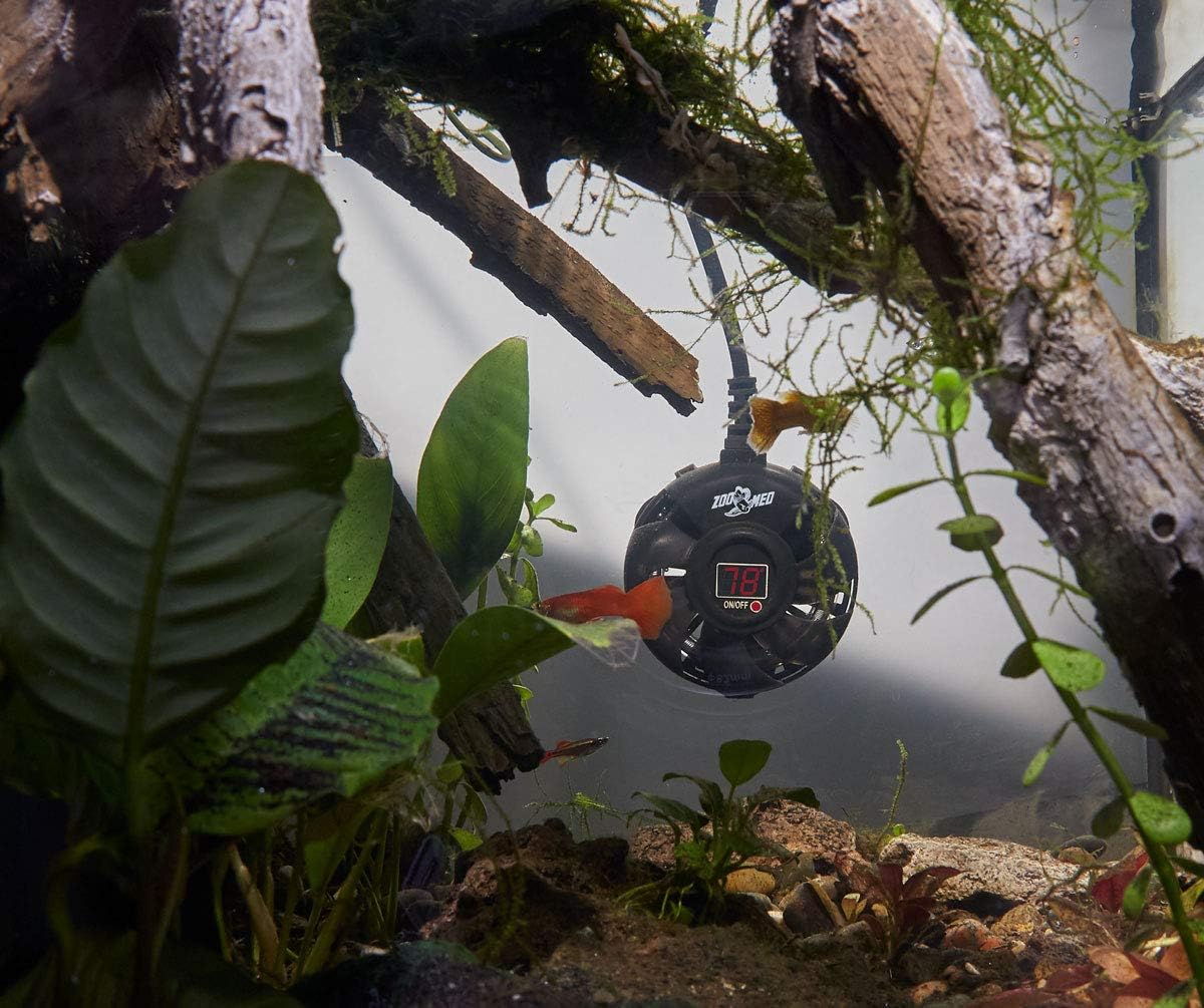 Detalle 2 de Zoo Med Paludarium grzałka 100 W do 30 gal z cyfrowym wyświetlaczem
