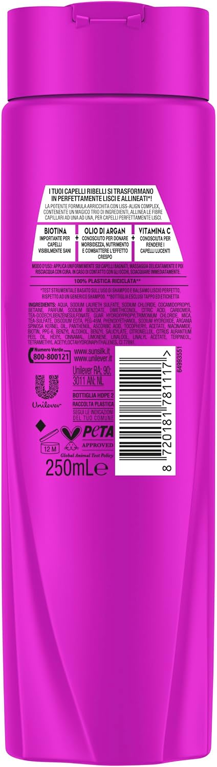 Thumbnail 6 de Sunsilk Shampoo Liscio Perfetto 2in1 250 ml x 4 confezioni: lisciatura disciplinata e anti-crespo