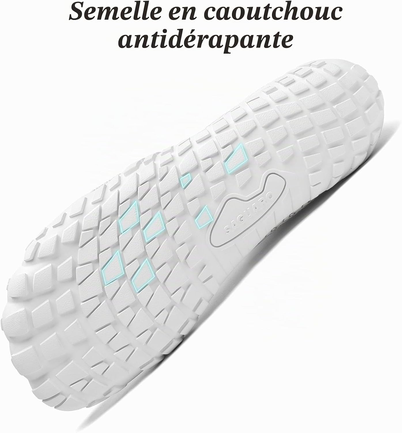 Thumbnail 5 de SAGUARO Chaussures de Trail Running – Minimalistes barefoot, blanc, 47 EU