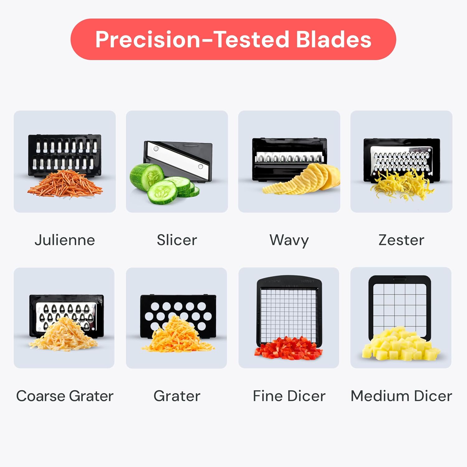 Thumbnail 3 de Fullstar Pro 8-in-1 Vegetable Chopper and Mandoline Starter Kit