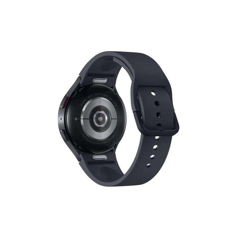 Detalle de Samsung Galaxy Watch6 44 mm Grafito con Bluetooth NFC y IP68: smartwatch de alto rendimiento para salud y deporte