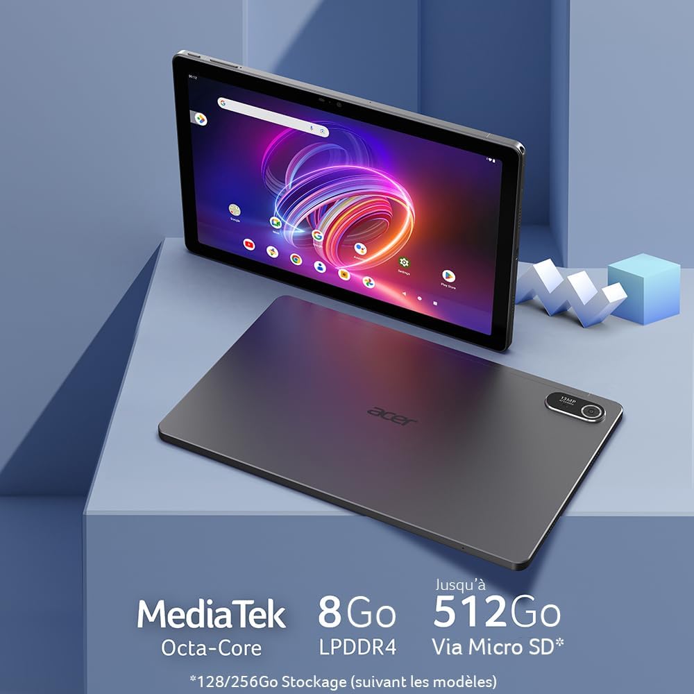 Detalle 2 de Acer Iconia Tab P11 — Tablette tactile 11'' 2K WUXGA, MT8781, 8 Go RAM, 128 Go SSD, Android 14, portfolio case