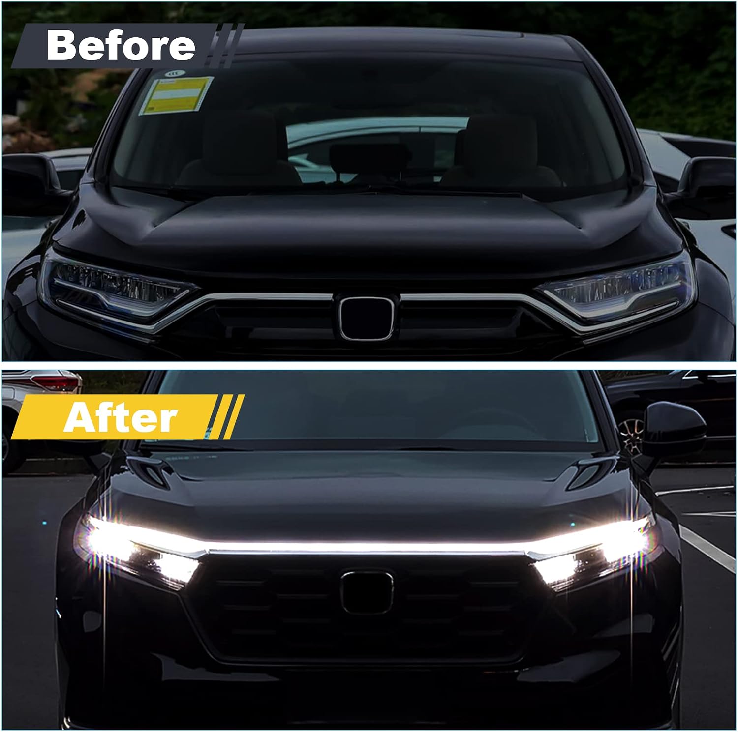 Detalle 1 de URAQT Motorhauben LED Lichtstreifen 180 cm
