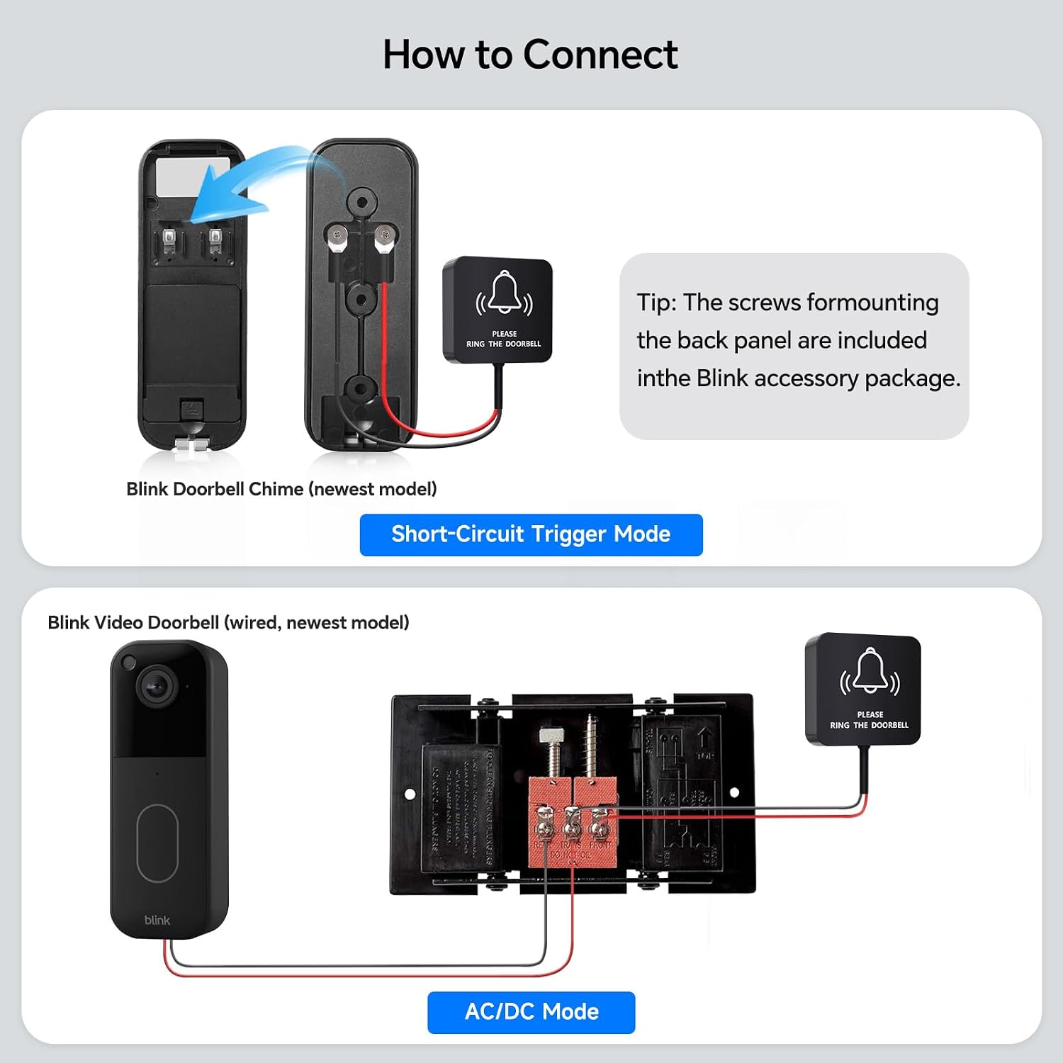 Thumbnail 4 de PHYSEN Universal Wireless Doorbell Chime Extender with 2 Receivers (656 ft range) for Ring, Blink & Google Nest