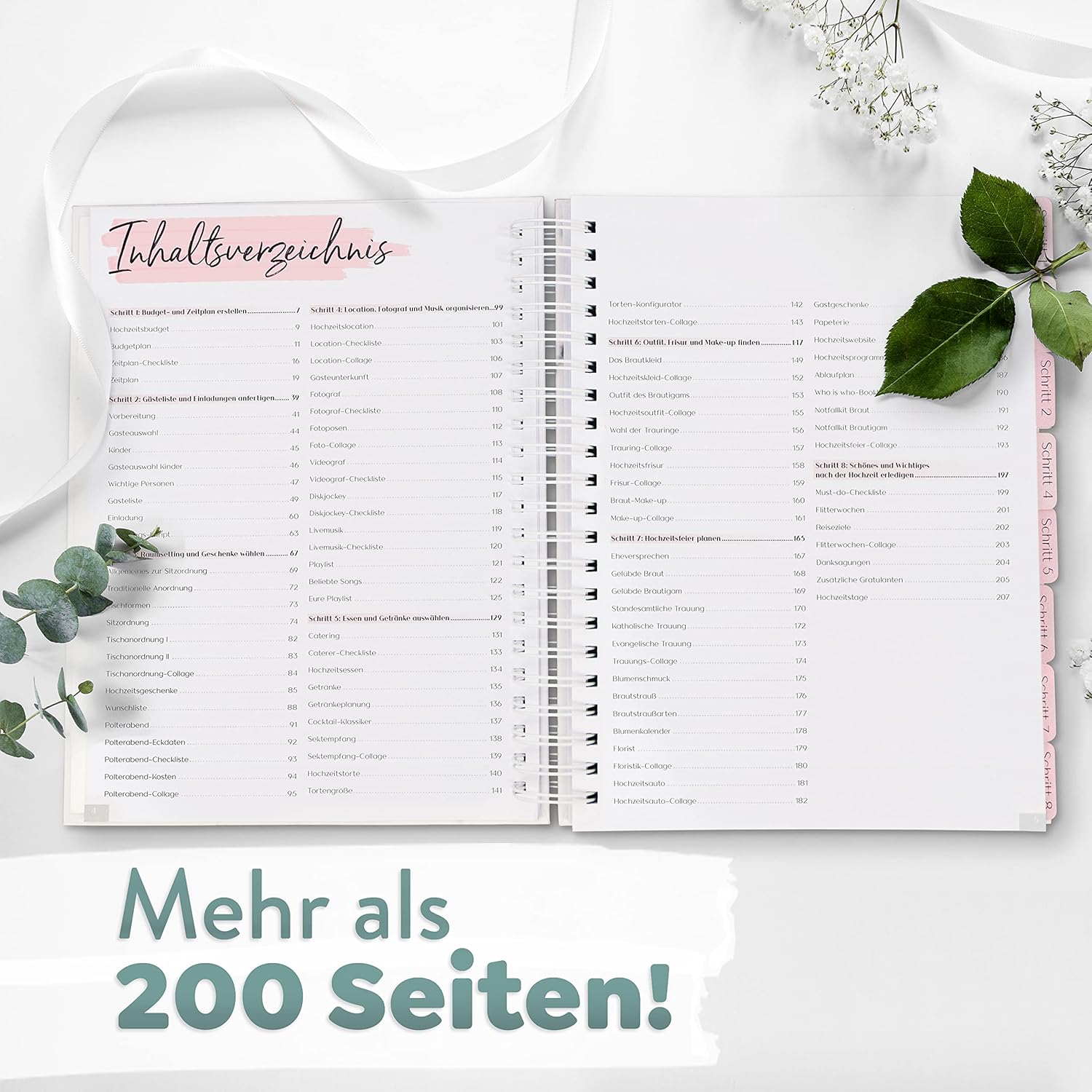 Thumbnail 1 de TWIVEE „Der große Hochzeitsplaner“ (Deutsch) – Organizer mit Kalender, über 200 Seiten
