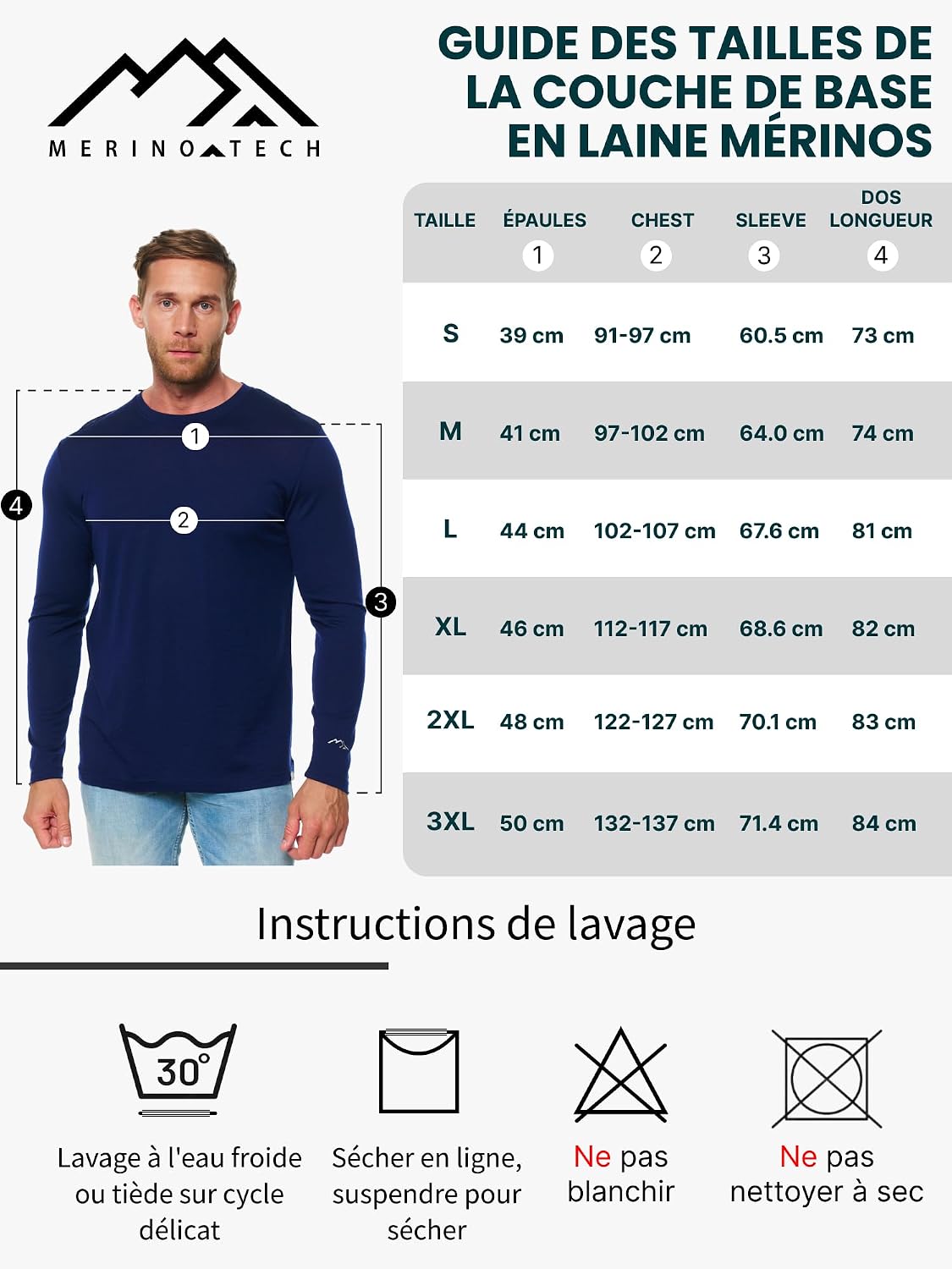 Thumbnail 6 de Merino.tech Chemise Homme Heavyweight 320g