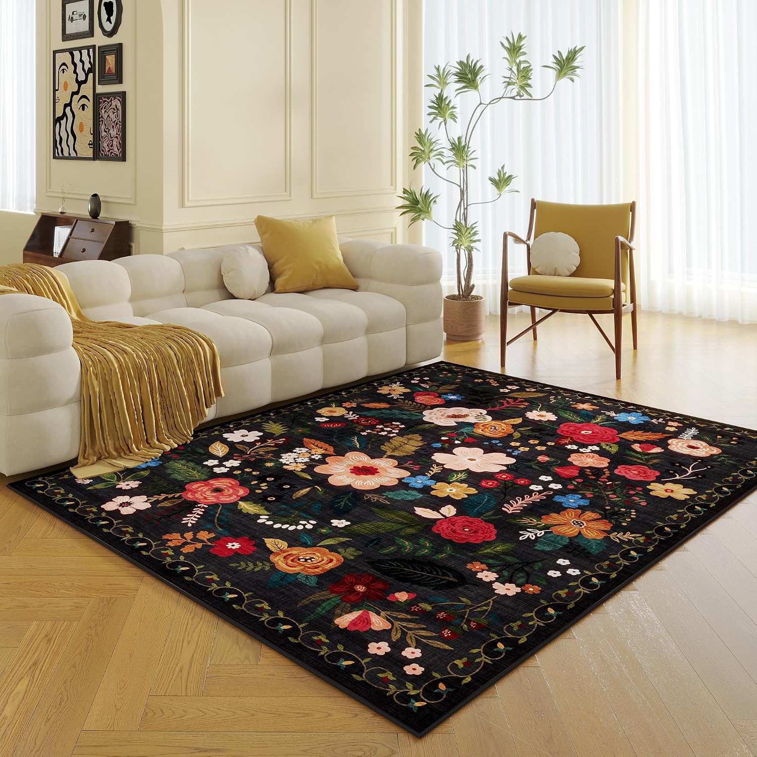 Thumbnail 6 de Rugcomf Living Room Rug 5x7 area rug 🏡