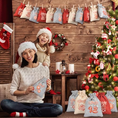 Thumbnail 5 de Lot de 24 calendriers de l’Avent 14x10 cm 📅