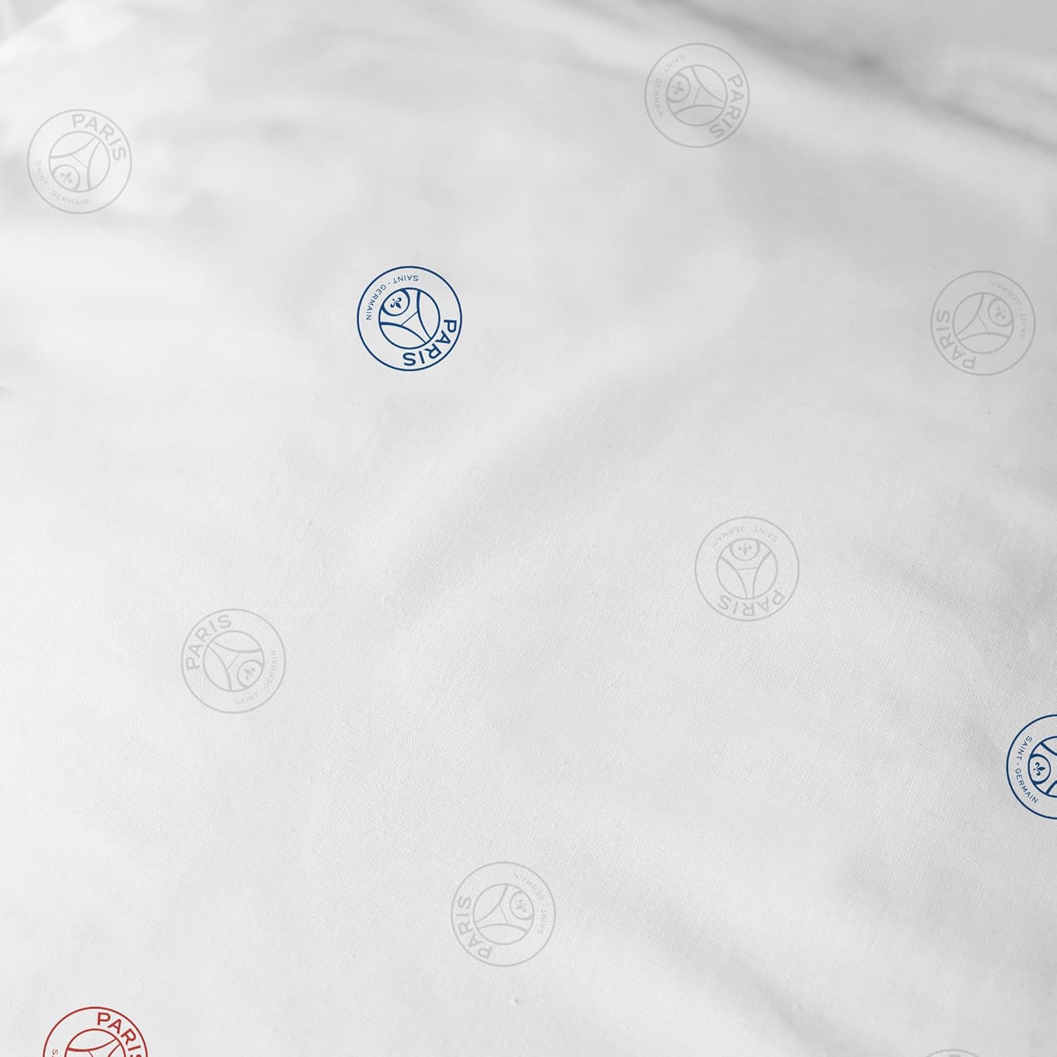 Thumbnail 5 de PSG Retro White Parure de Lit CTI – Housse de Couette 140x200 cm + Taie 63x63 cm, 100% coton, réversible