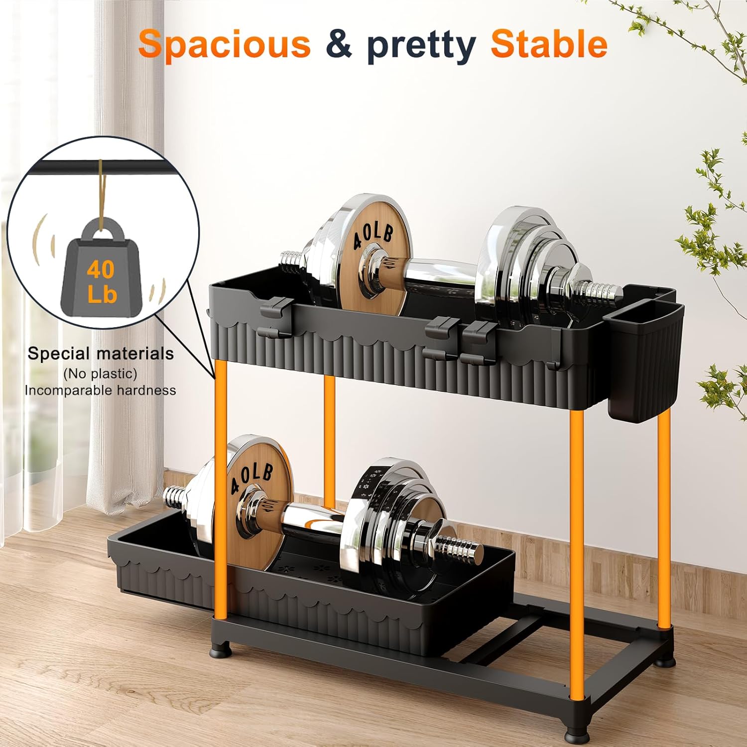 Thumbnail 6 de Sevenblue 2-Tier Under Sink Organizer 4-Pack 🚪
