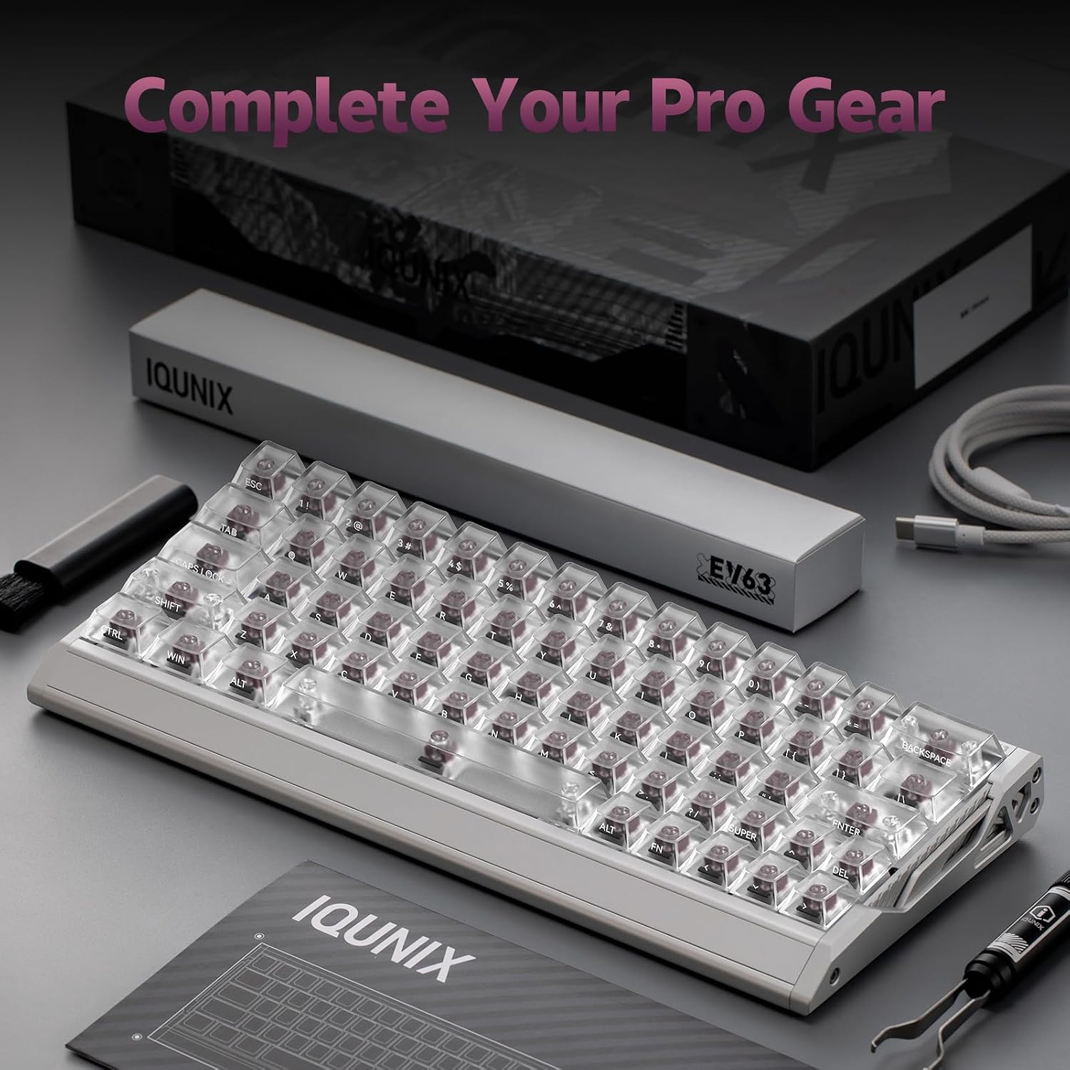 Thumbnail 6 de IQUNIX EV63 60% magnetic gaming keyboard