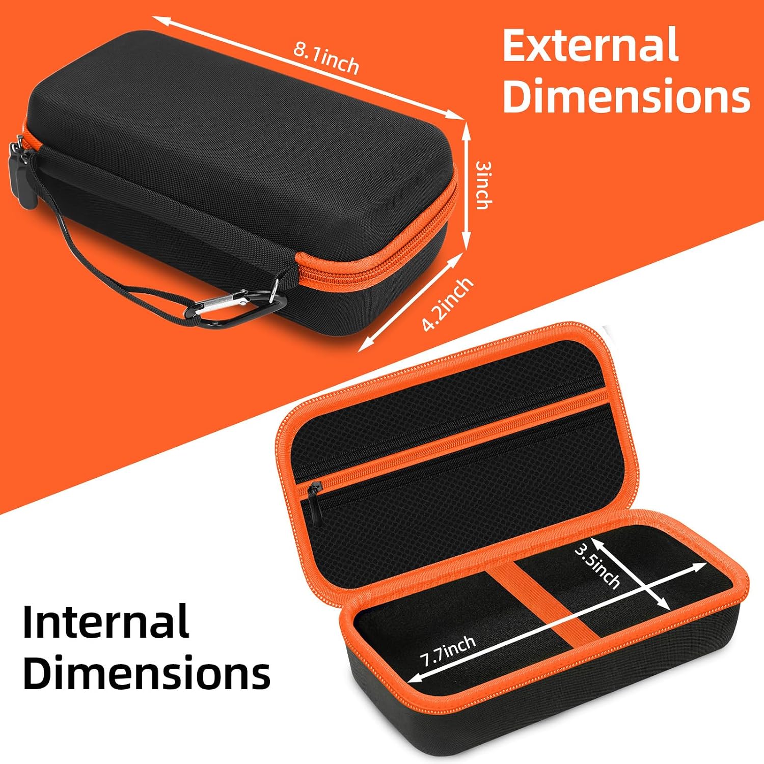 Detalle de HESPLUS JBL Bandbox Solo対応 ハードケース EVA製・メッシュポケット付き