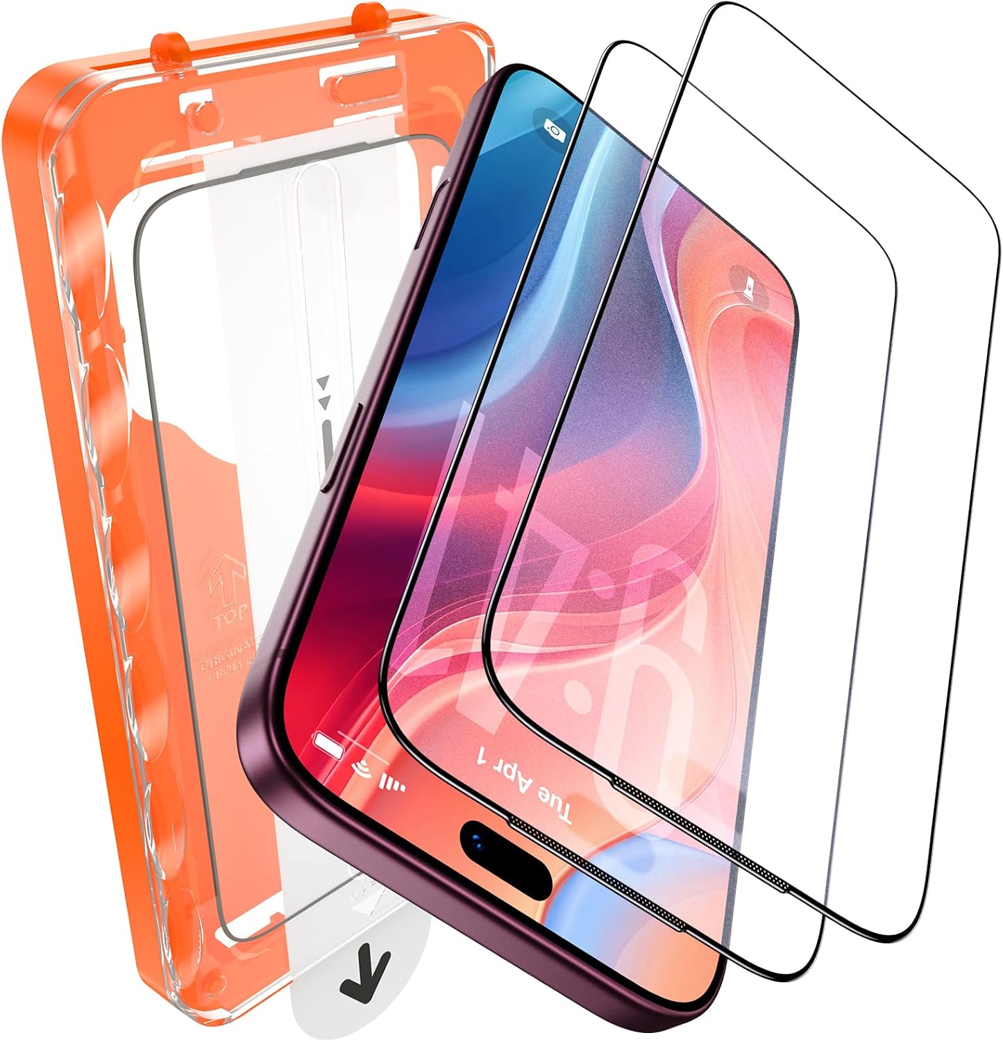 Detalle de UniqueMe Matte Screen Protector for iPhone 18 Pro Max, 6.9-Inch, 2-Pack