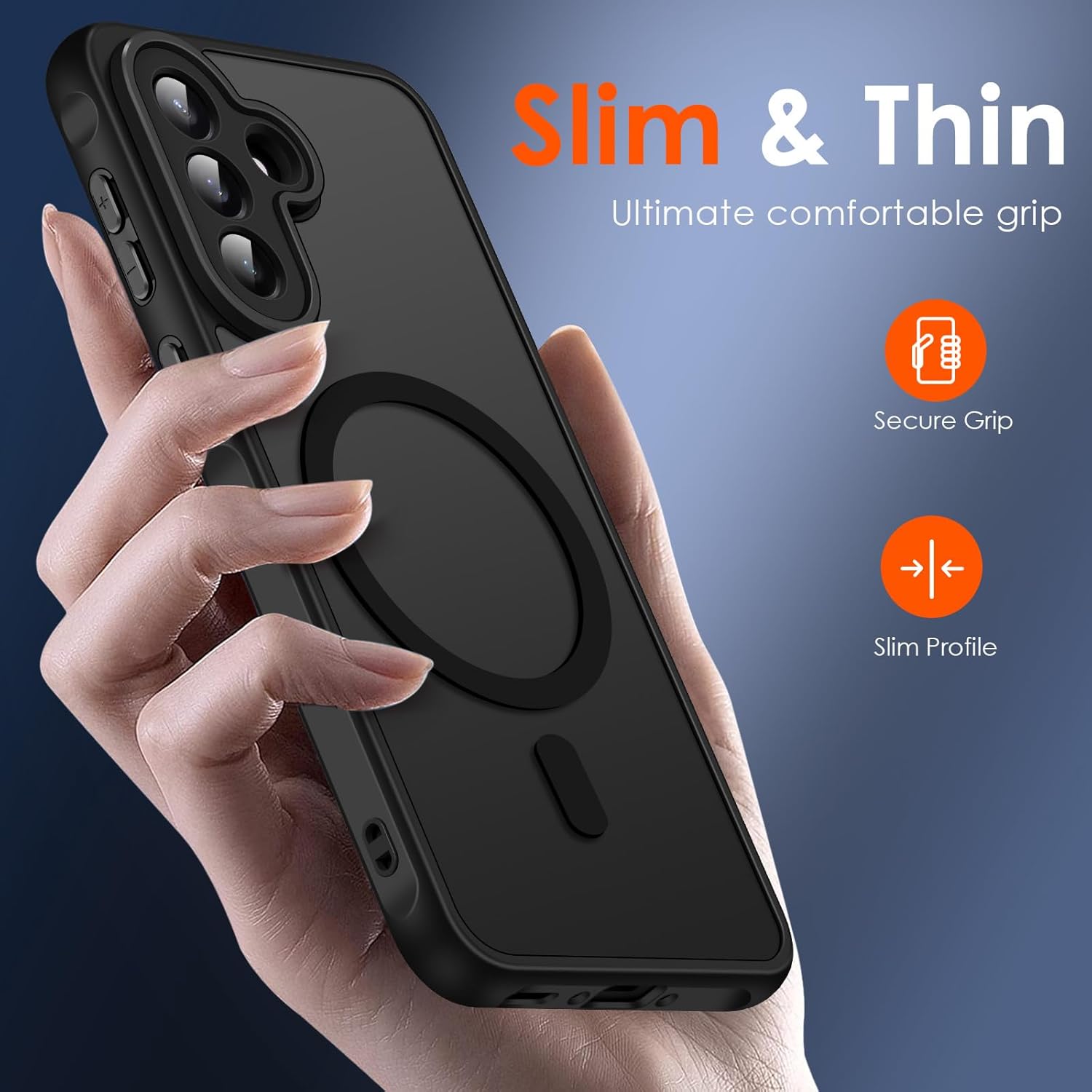 Thumbnail 6 de ivoler Magnétique Coque 3 en 1 pour Samsung Galaxy A37 5G – Protection militaire, verre trempé et coque arrière translucide