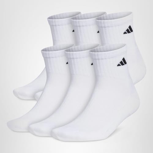 Thumbnail 8 de adidas Men's Athletic Cushioned Quarter Ankle Socks (6 Pairs) – Durable & Comfortable