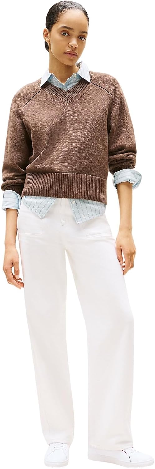 Thumbnail 2 de Tommy Hilfiger Damen Cupsole Sneaker Tommy Signature – Leder, klassisch und vielseitig