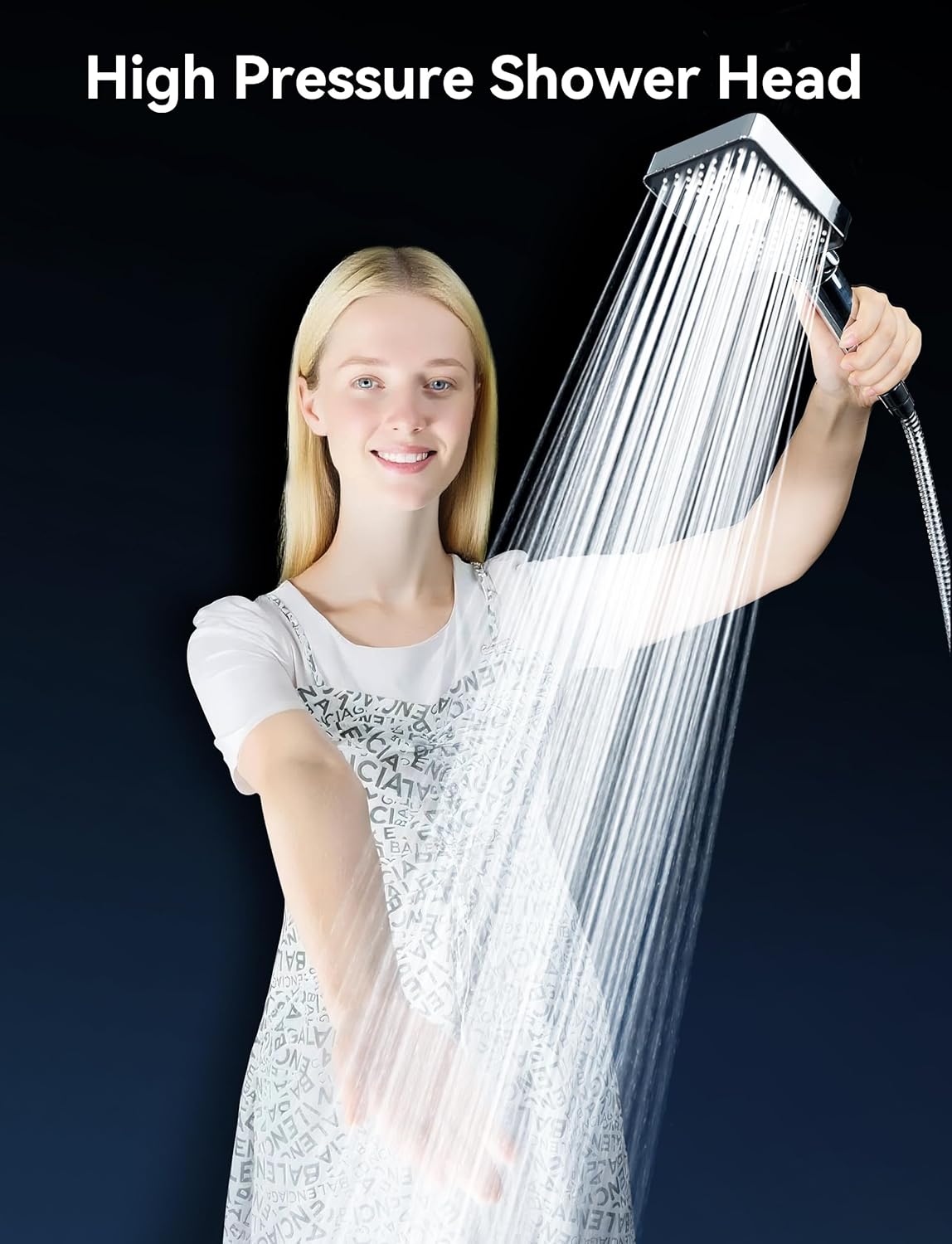 Thumbnail 1 de Magichome Shower Head and Hose 1.5m with 6 Spray Modes (High Pressure) — universal handheld shower set