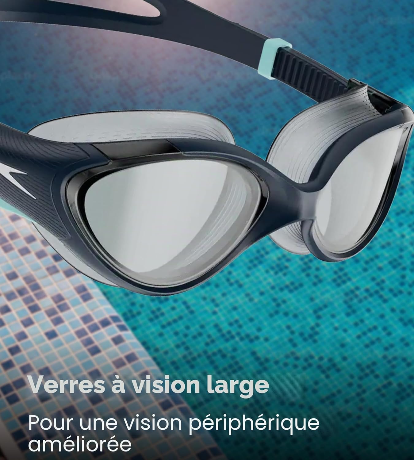 Detalle de Speedo Women's Biofuse 2.0 Lunettes de natation – confort et ajustement pensés pour le visage féminin