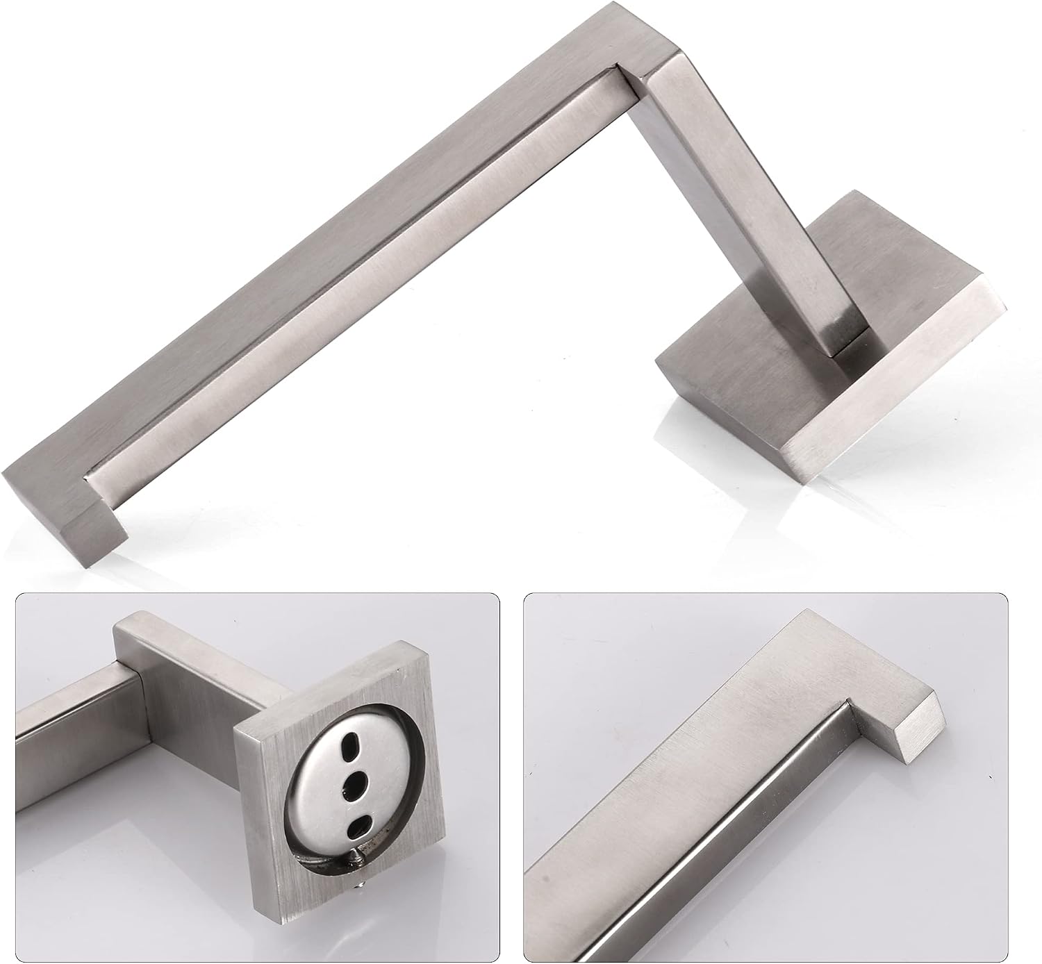 Detalle 2 de DUFU Portasciugamani set 40cm in acciaio inox