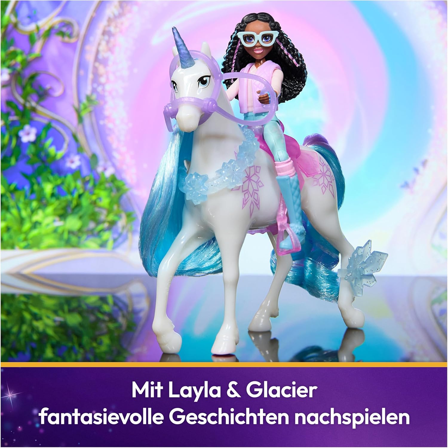 Thumbnail 4 de Unicorn Academy Layla und Einhorn Glacier Set Spielzeug đŽ