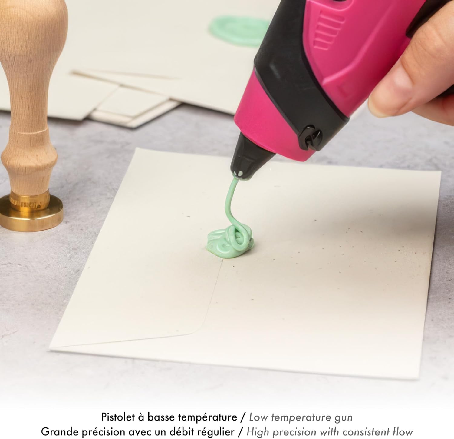 Thumbnail 4 de Herbin 48200T Strumenti per Ceralacca, Viola – Compatto e? versatile per tutte le superfici