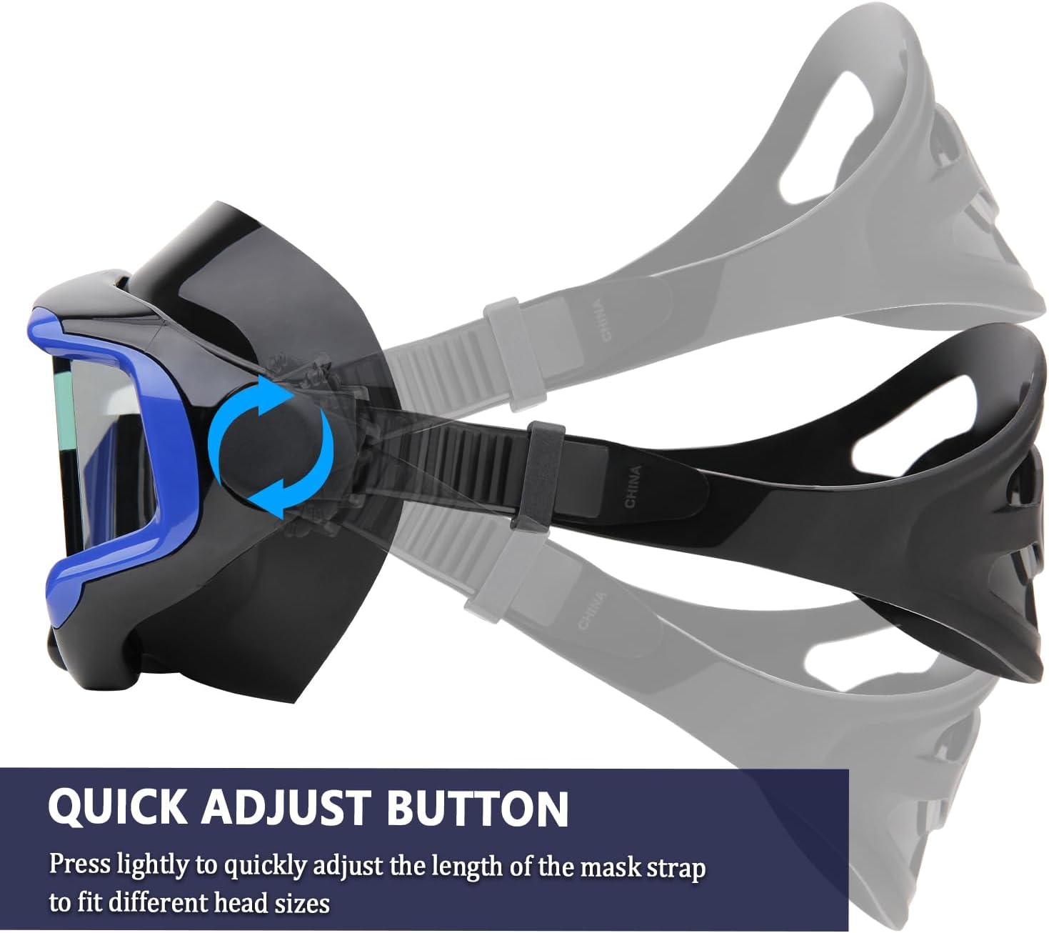 Detalle de Diving Mask with Polycarbonate Lenses