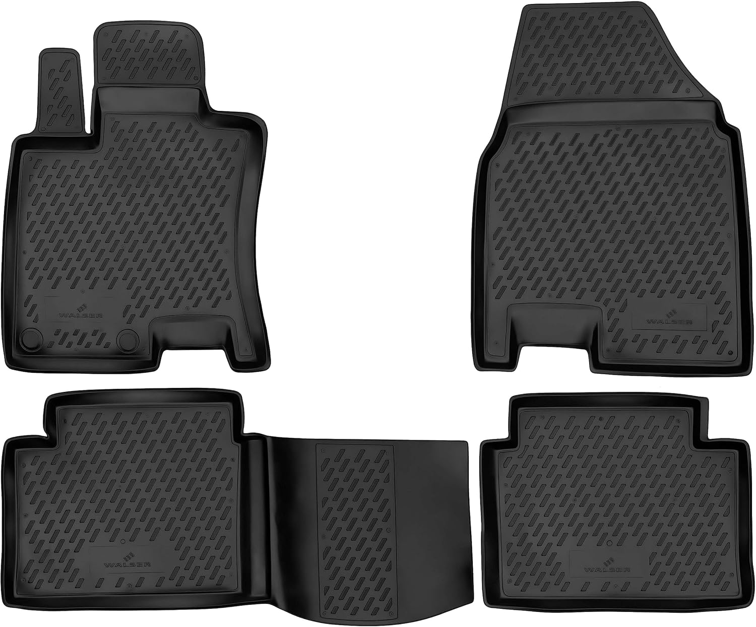 Walser XTR tappetini in gomma su misura per Nissan Qashqai +2 I (versione estesa 12/2006–04/2014)