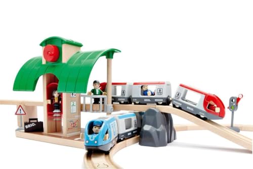Thumbnail 2 de BRIO World Set Ferrocarril con cambio, madera 🎁