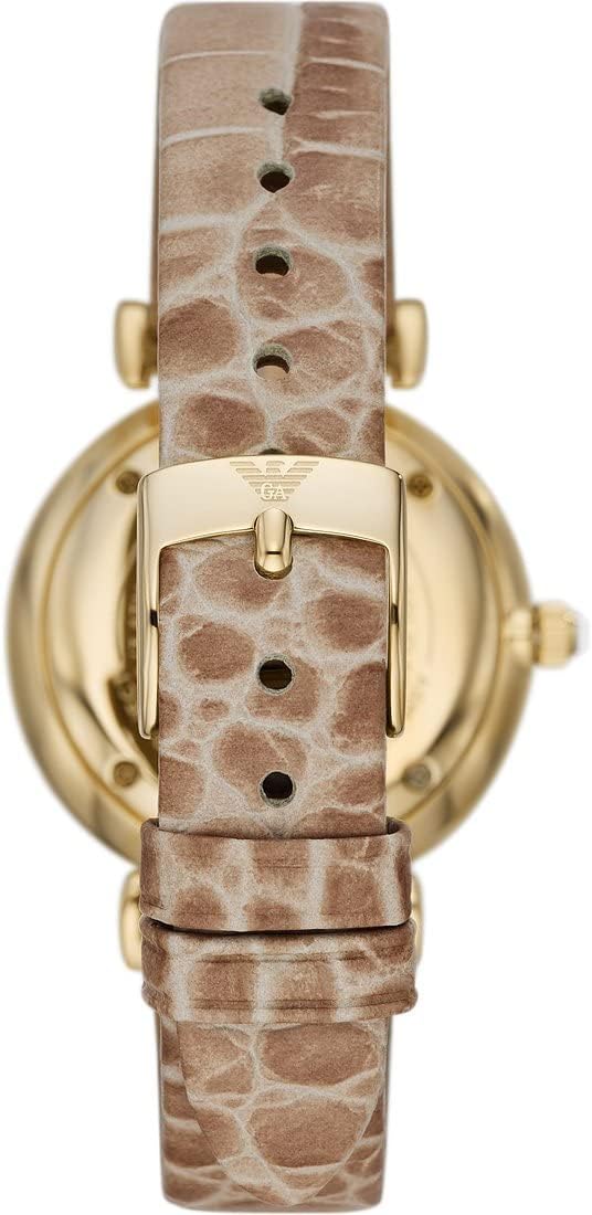 Thumbnail 2 de Montre Emporio Armani pour femme 32 mm à quartz à deux aiguilles avec bracelet cuir ou tissu