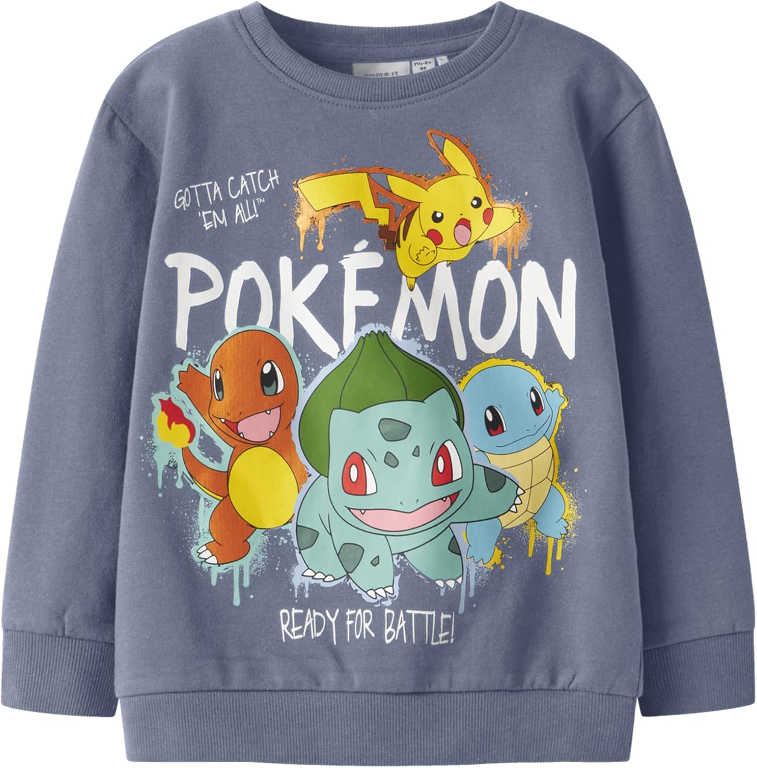 Thumbnail 3 de NAME IT Nmmnoa Pokemon Nreg Sweat Bru Sky pour garçon – Lot de 1