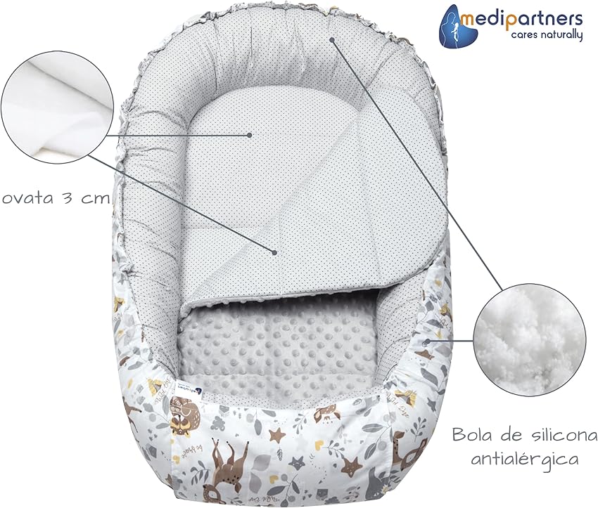 Thumbnail 6 de Medi Partners Nido para Bebé Recién Nacido 🦌 Juego 5 Piezas