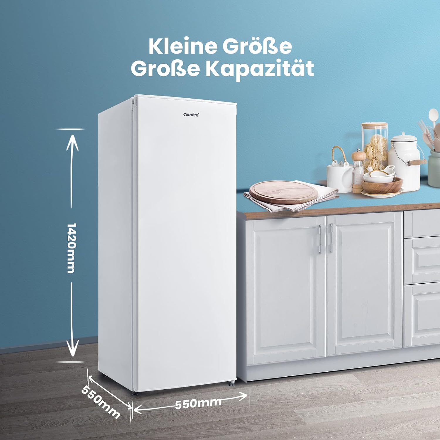Thumbnail 1 de Comfee Gefrierschrank 160L – kompakt, zuverlässig und flexibel einsetzbar