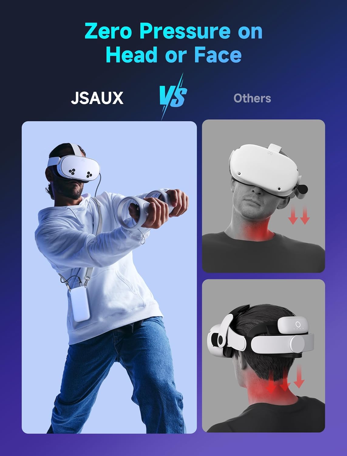 Thumbnail 3 de JSAUX Batteria 10000mAh per visori VR