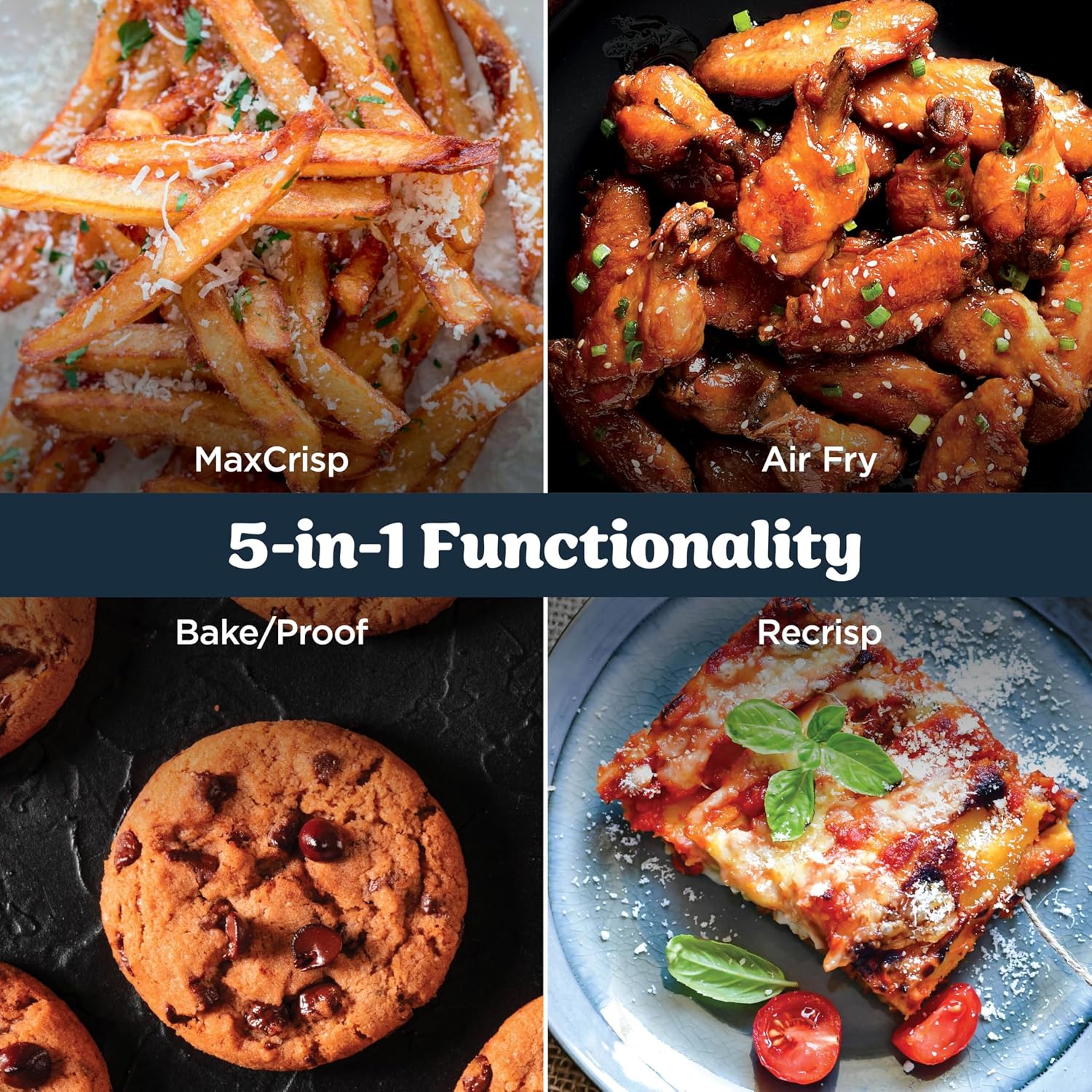 Thumbnail 6 de Ninja CRISPi PRO XL Glass Air Fryer with 5 Presets and CleanCrisp Glassware