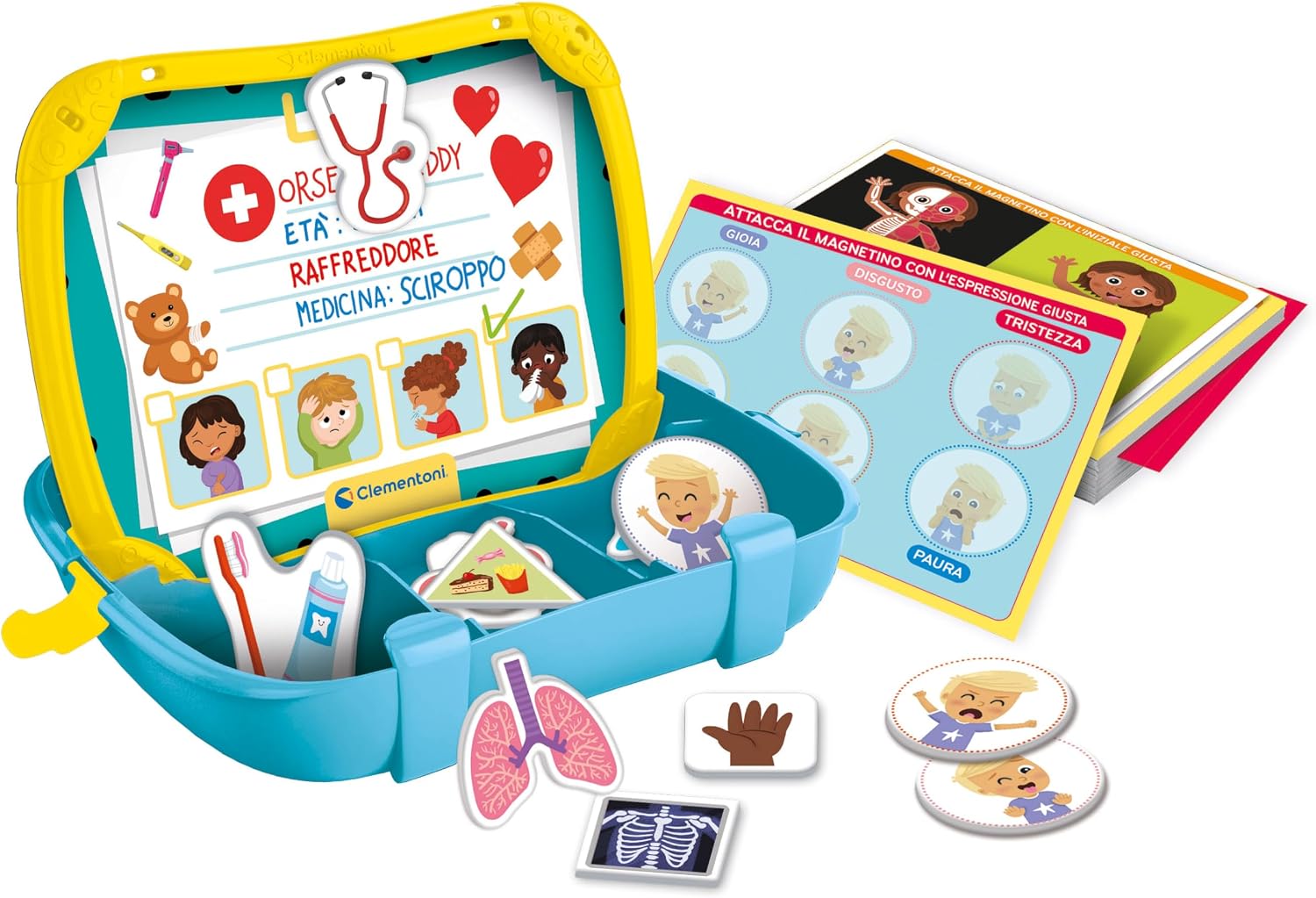 Detalle de Clementoni Sapientino Valigetta del Dottore: Kit Medico per Bambini 4-6 Anni (16462)