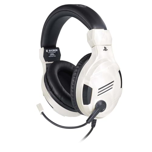 Detalle 1 de Sony - Auriculares Gaming Stereo Blanco (PS4) para PS5, con micrófono ajustable y control inline