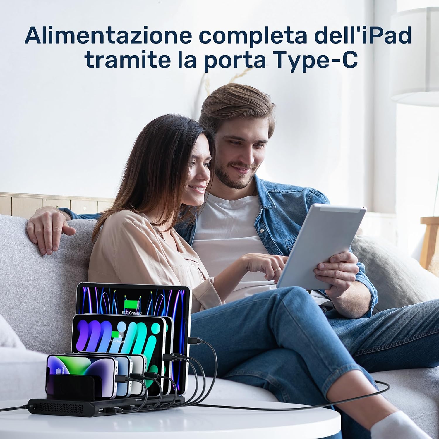 Thumbnail 4 de Unitek Stazione ricarica USB 120 W 10 porte