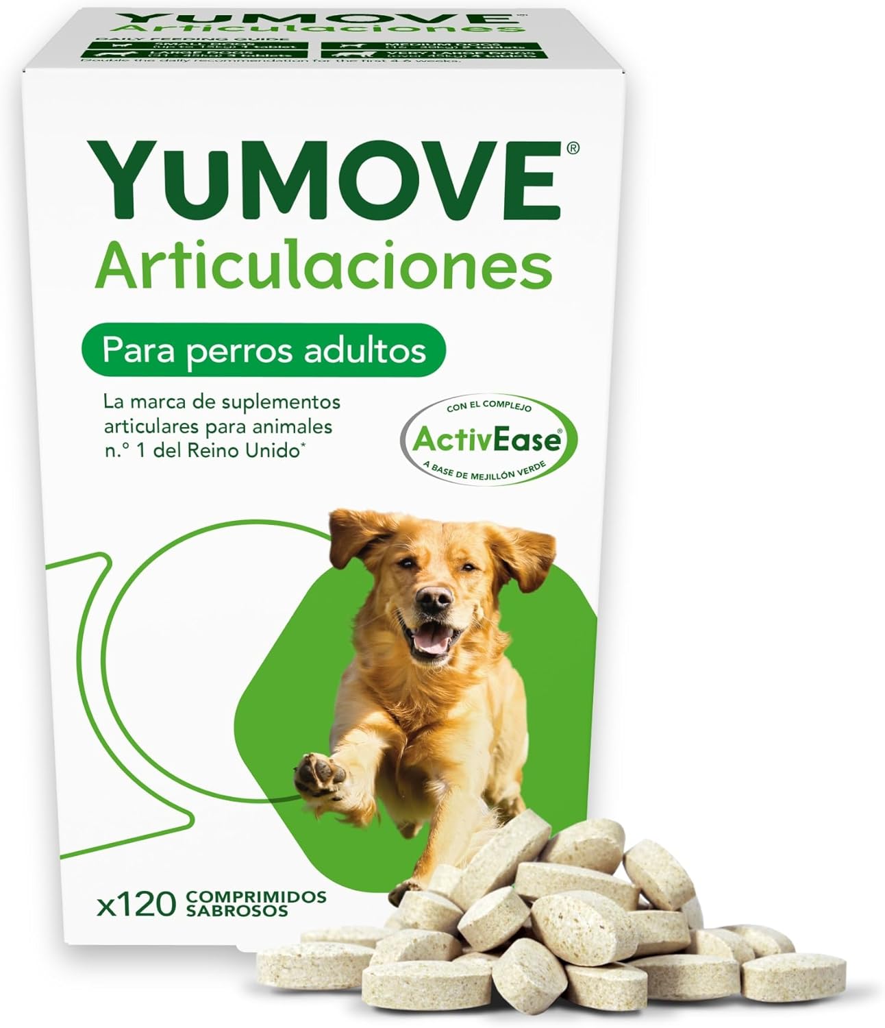 Detalle de YuMOVE Articulaciones Perros 6-8 Años 🐶, 120 Comprimidos