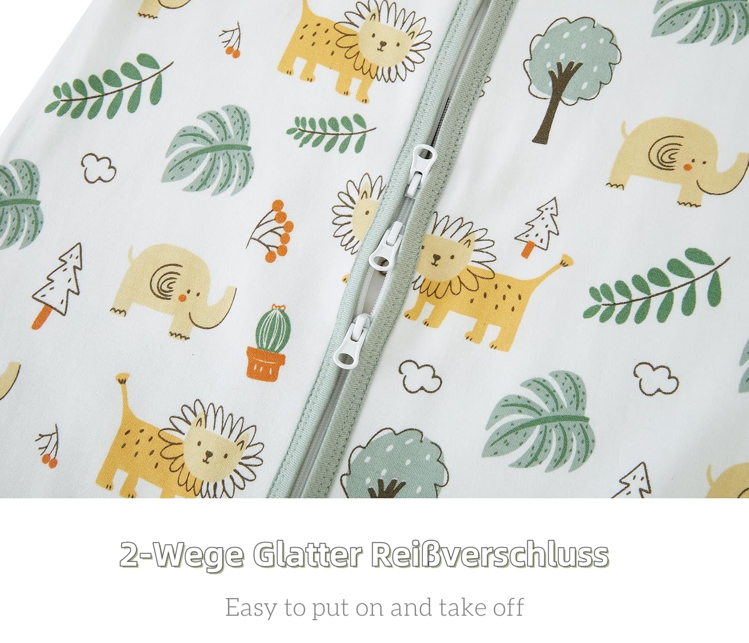 Thumbnail 2 de Chilsuessy Schlafsack Sommer mit Füßen 80 cm