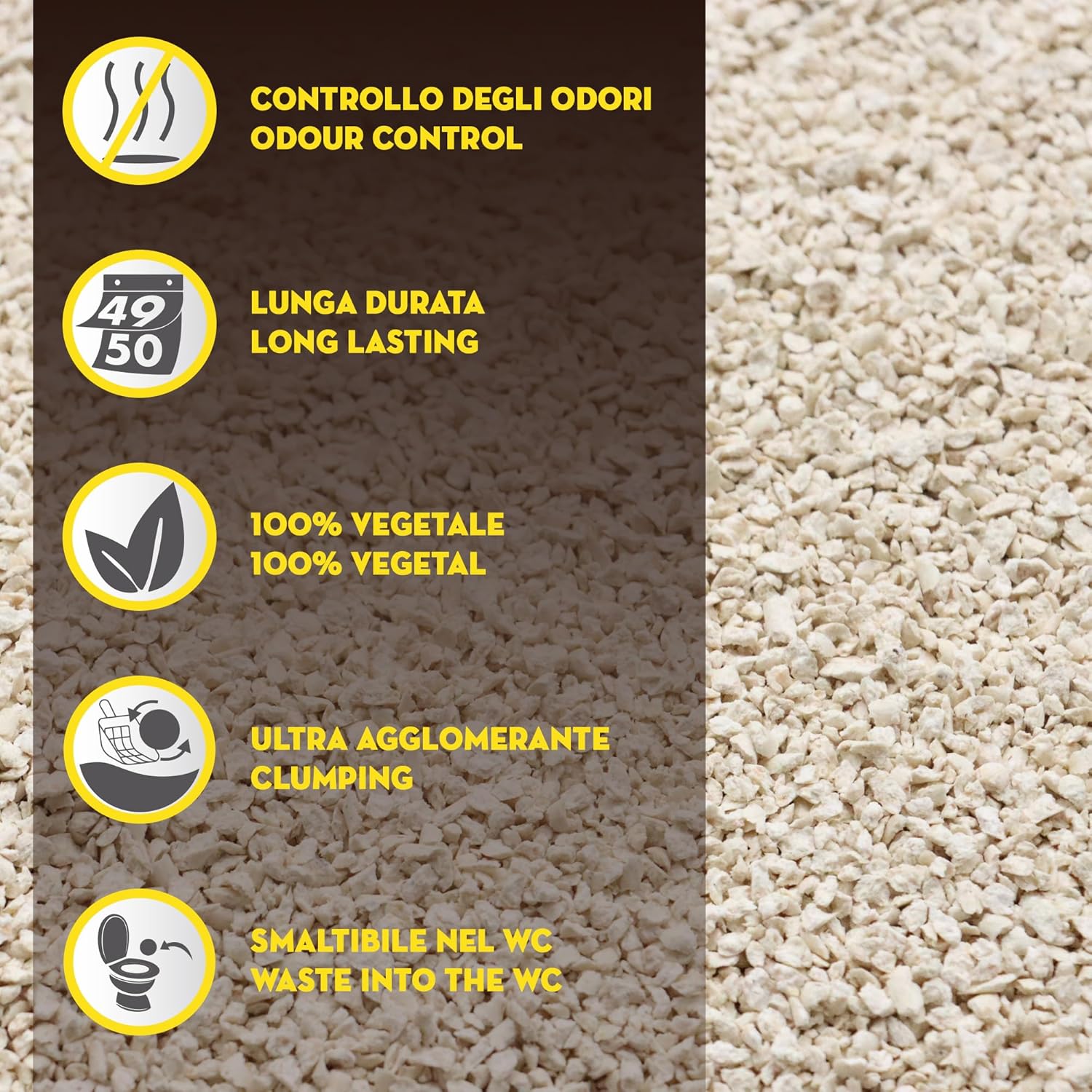 Thumbnail 1 de Croci Tofu Clean Litter 10L: Clumping, 100% Plant-Based, Flushable Cat Litter