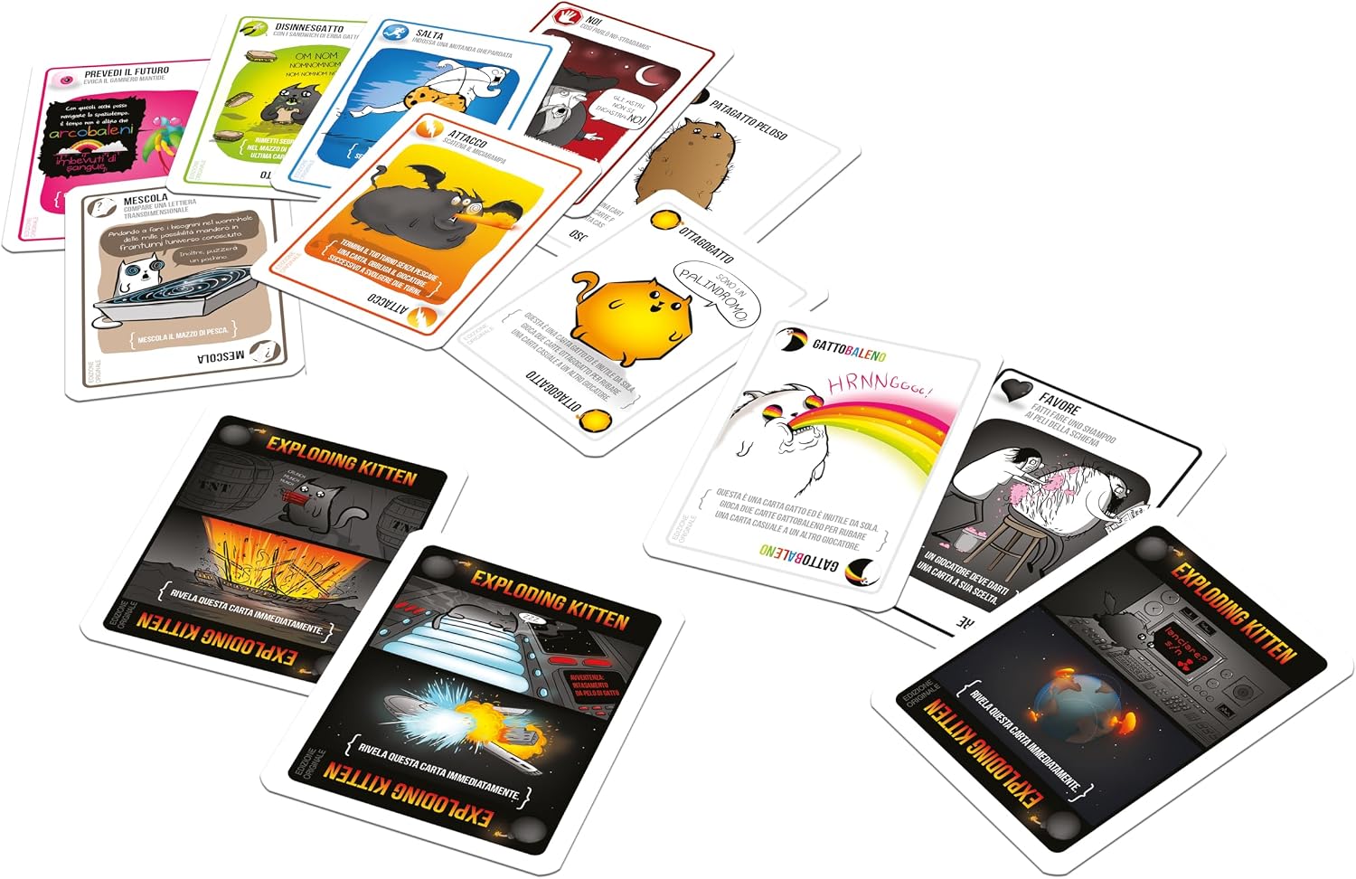 Detalle de Exploding Kittens - Gioco di Carte (Edizione Italiana) di Exploding Kittens